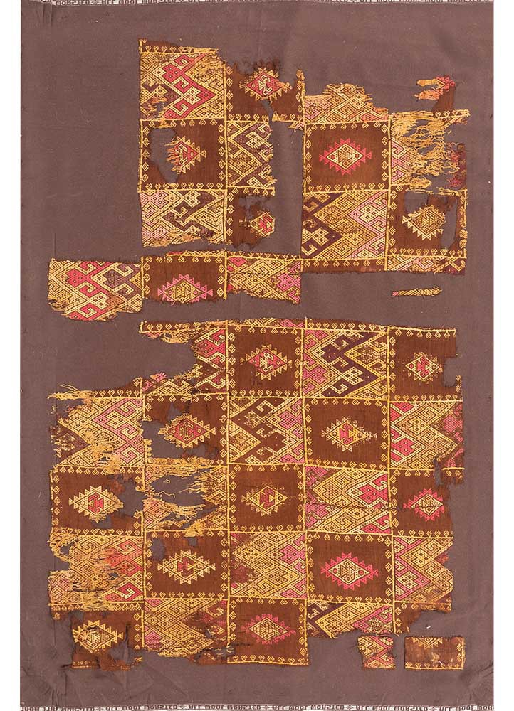 bespoke sile beige and brown wool wall art WALL ART & TAPESTRY - HeadShot