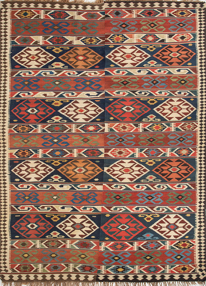 nayaab blue wool flat weaves Rug - HeadShot nayaab blue wool flat weaves Rug - HeadShot