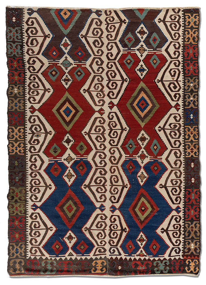 nayaab red and orange wool flat weaves Rug - HeadShot nayaab red and orange wool flat weaves Rug - HeadShot