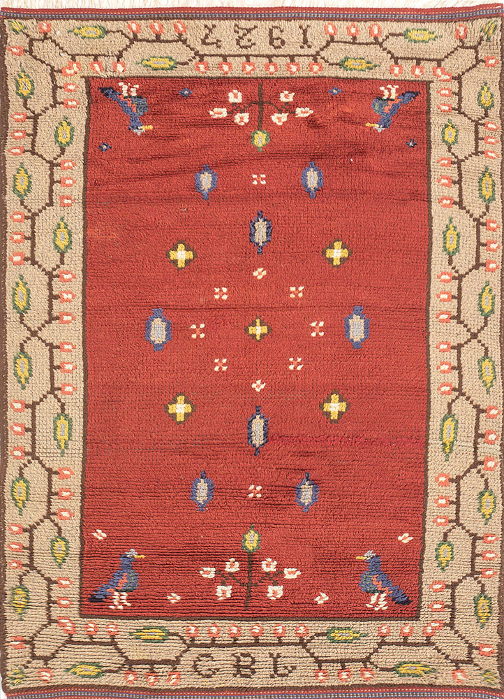 nayaab red and orange wool flat weaves Rug - HeadShot nayaab red and orange wool flat weaves Rug - HeadShot