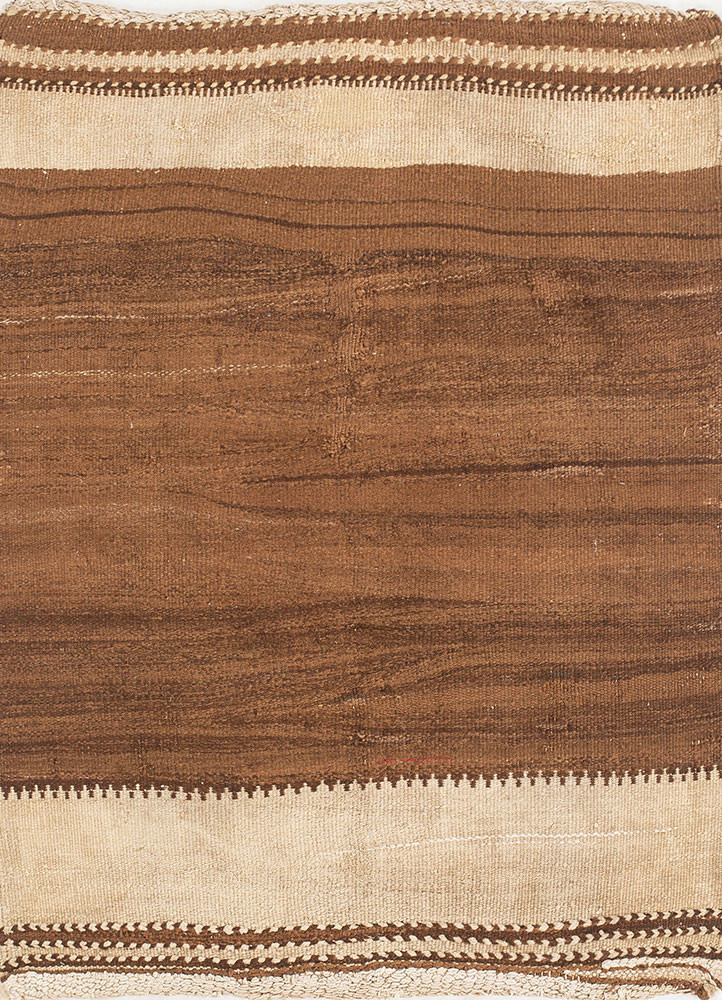 nayaab beige and brown wool flat weaves Rug - HeadShot nayaab beige and brown wool flat weaves Rug - HeadShot