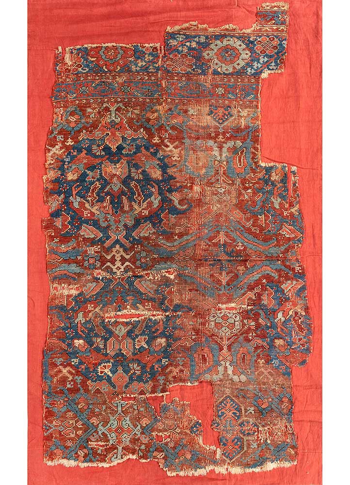 bespoke sile red and orange wool wall art WALL ART & TAPESTRY - HeadShot