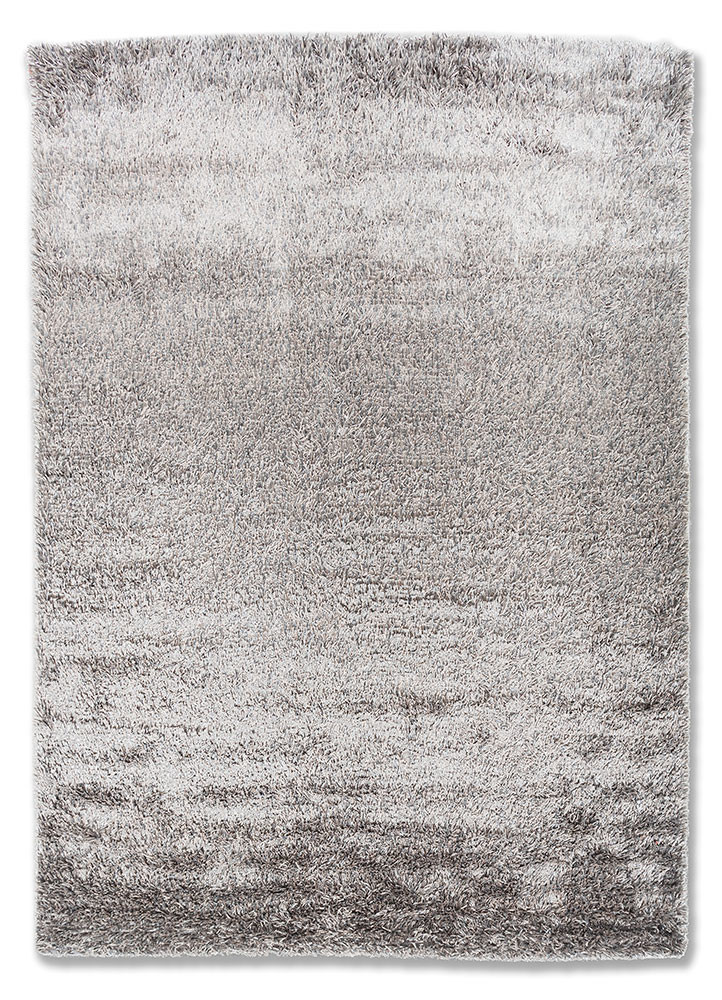 basis grey and black polyester hand loom Rug - HeadShot