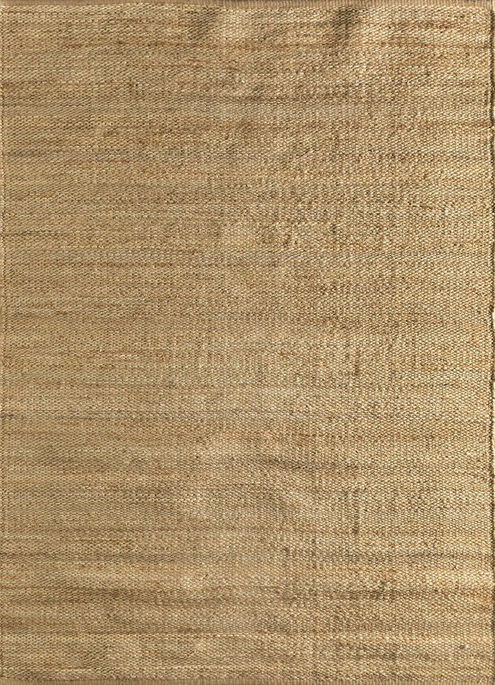 abrash beige and brown jute and hemp flat weaves Rug - HeadShot