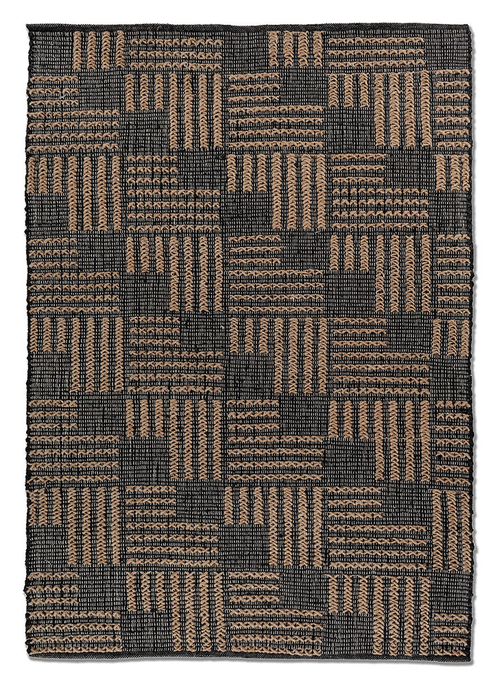 nomadic threads grey and black jute and hemp flat weaves Rug - HeadShot nomadic threads grey and black jute and hemp flat weaves Rug - HeadShot