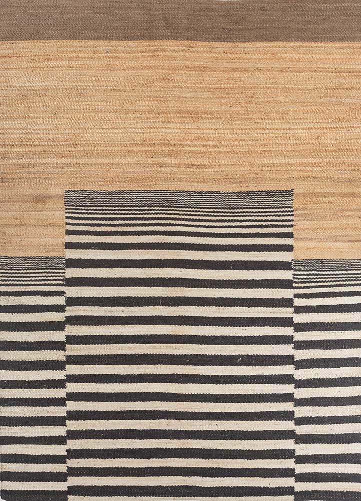 nomadic threads beige and brown jute and hemp flat weaves Rug - HeadShot