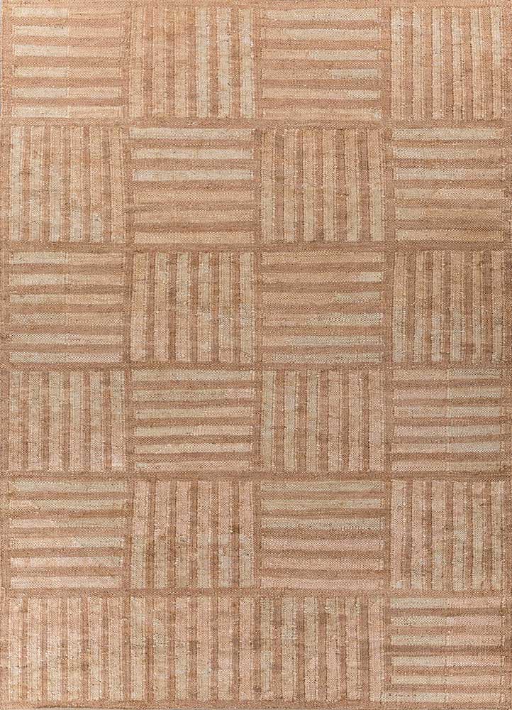 nomadic threads beige and brown jute and hemp flat weaves Rug - HeadShot