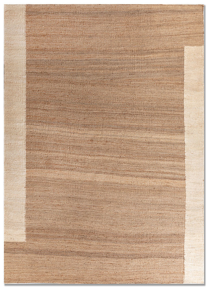 nomadic threads beige and brown jute and hemp flat weaves Rug - HeadShot