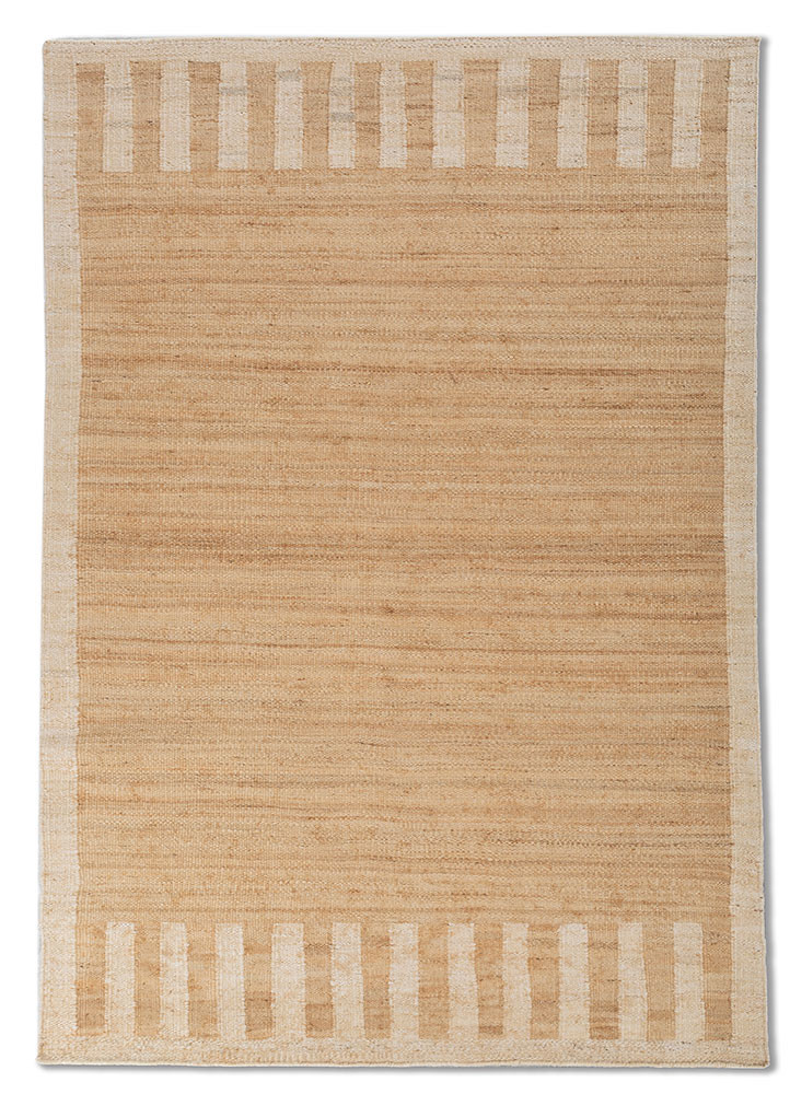 nomadic threads beige and brown jute and hemp flat weaves Rug - HeadShot