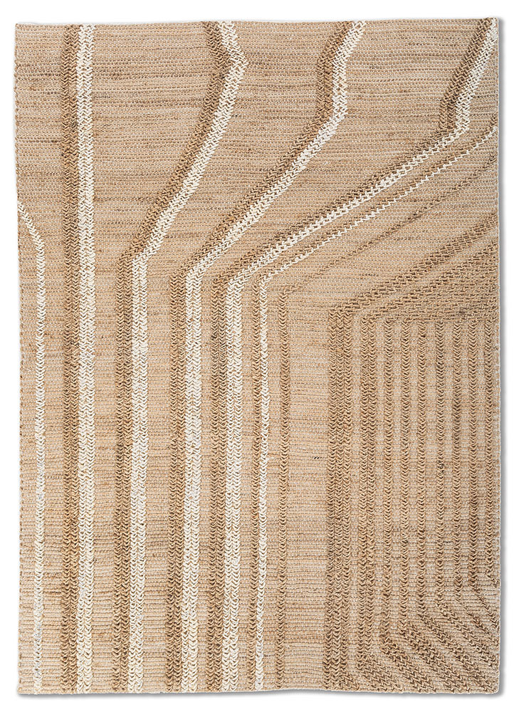 nomadic threads ivory jute and hemp flat weaves Rug - HeadShot