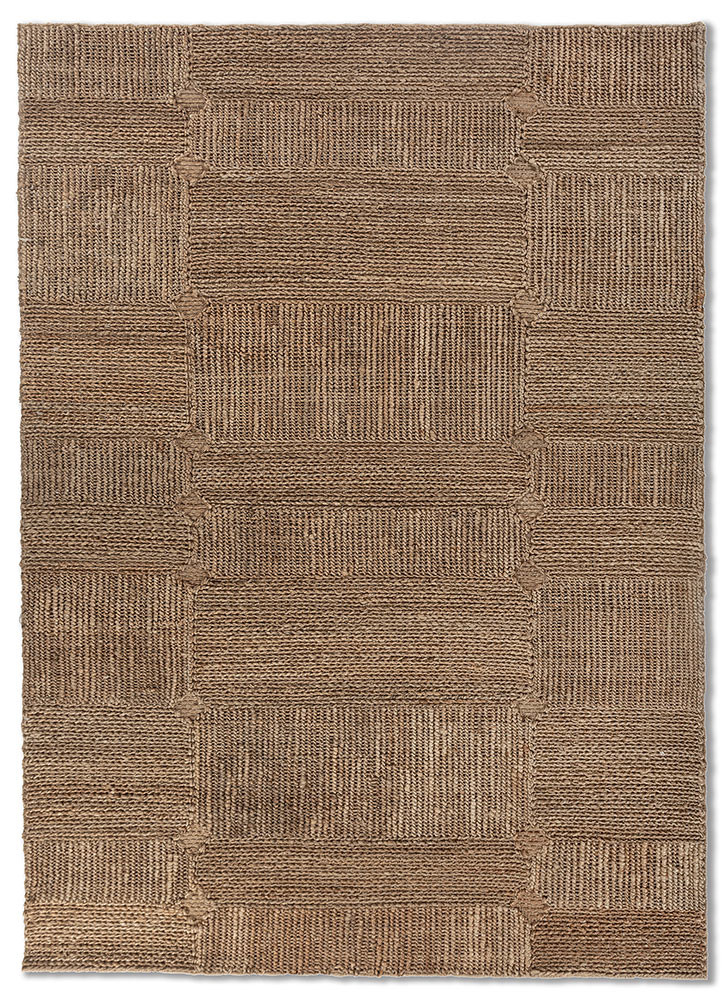 nomadic threads beige and brown jute and hemp flat weaves Rug
