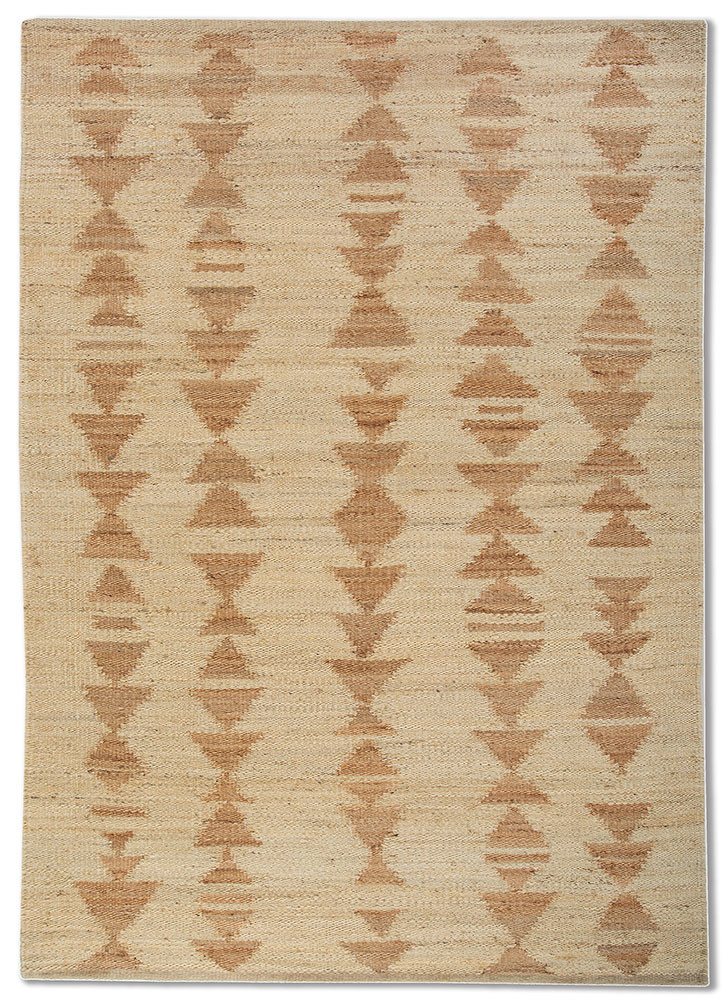 nomadic threads beige and brown jute and hemp flat weaves Rug - HeadShot