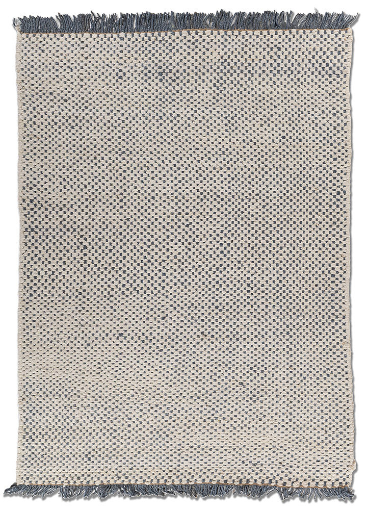 blue blue jute and hemp flat weaves Rug