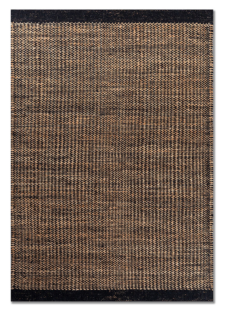  beige and brown jute and hemp flat weaves Rug