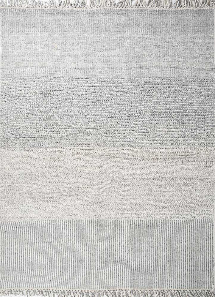 al fresco grey and black polyester flat weaves Rug - HeadShot