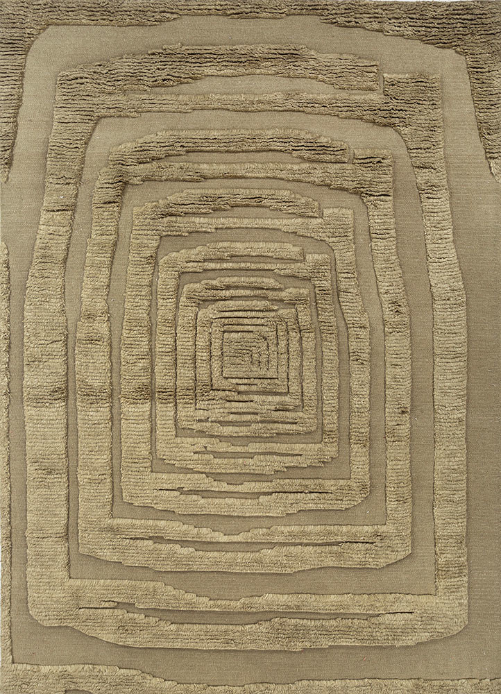  green wool flat weaves Rug