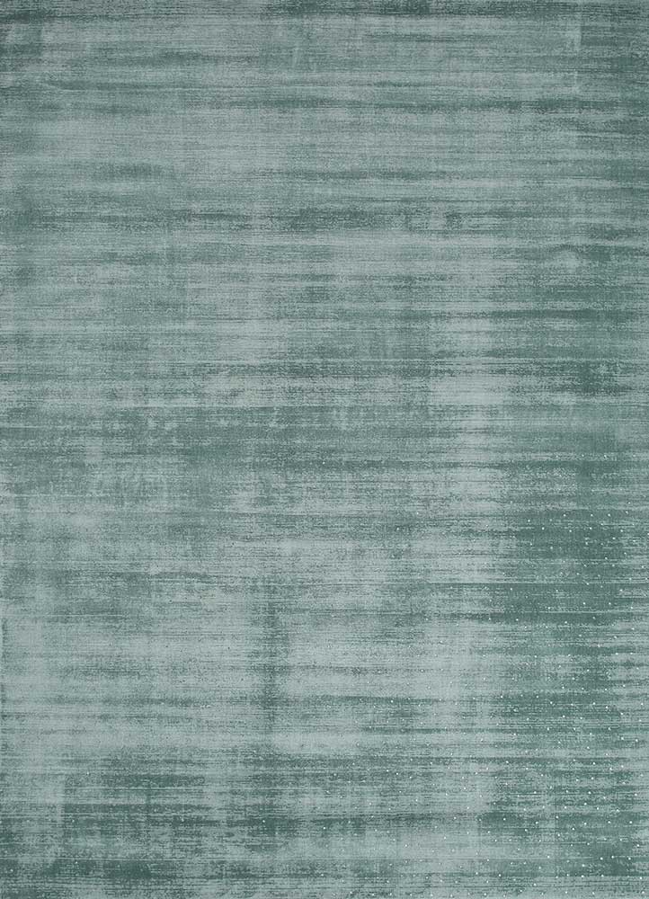  blue viscose hand loom Rug