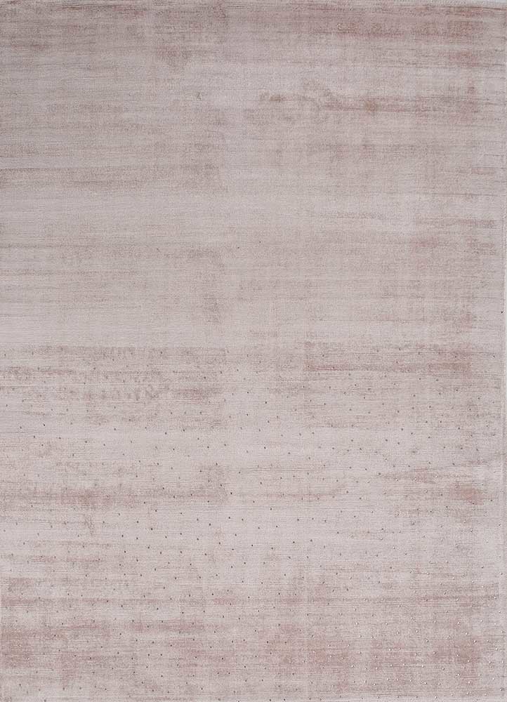  pink and purple viscose hand loom Rug