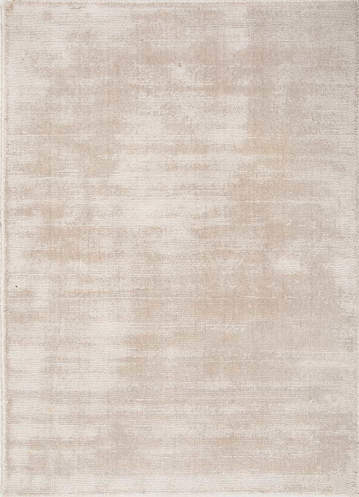  ivory viscose hand loom Rug