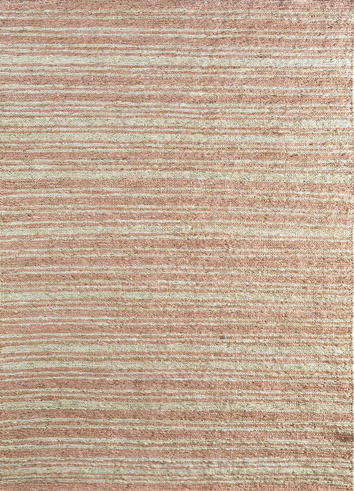  pink and purple jute and hemp hand knotted Rug