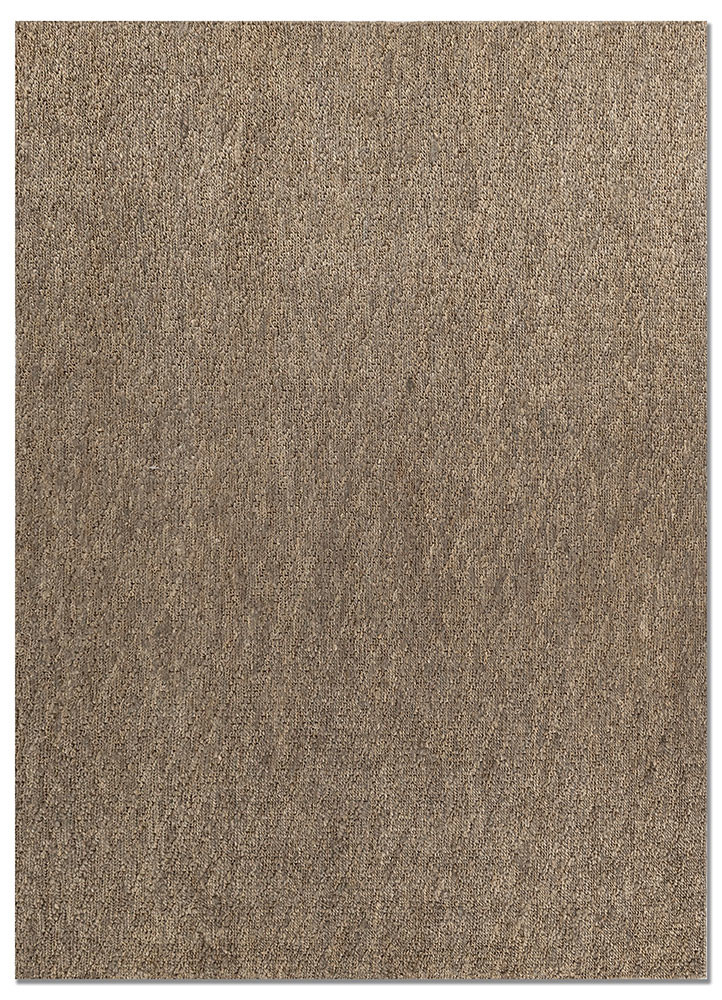 hula blue jute and hemp hand knotted Rug - HeadShot