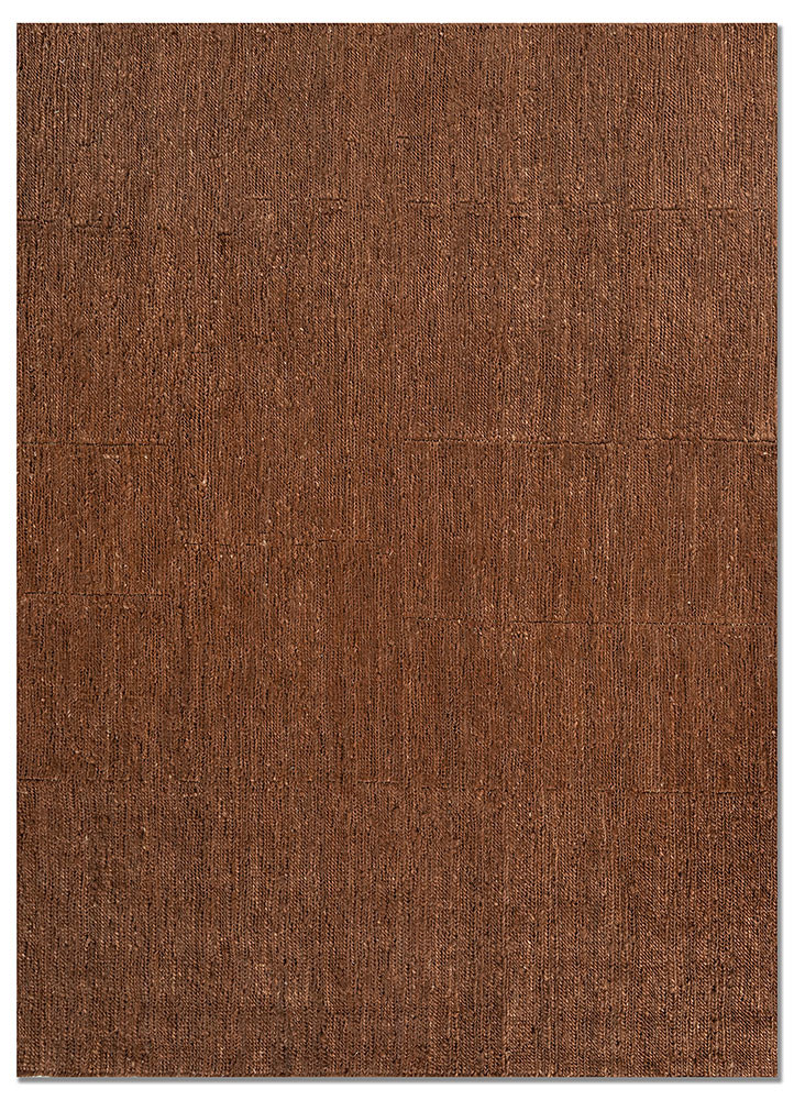 hula red and orange jute and hemp hand knotted Rug - HeadShot