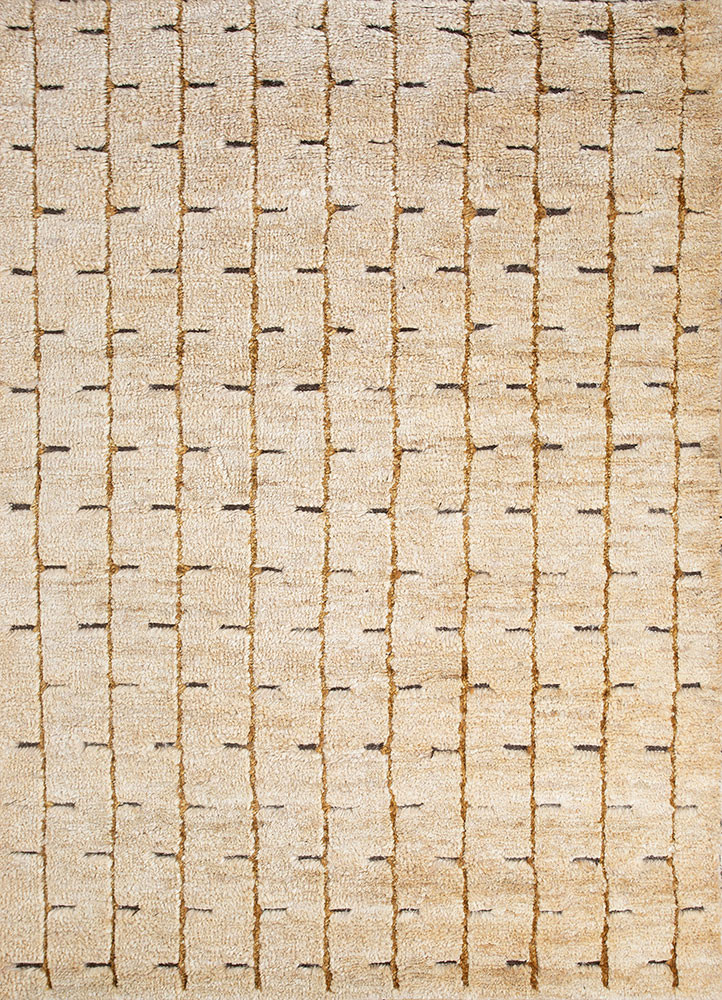 zuri ivory jute and hemp hand knotted Rug - HeadShot
