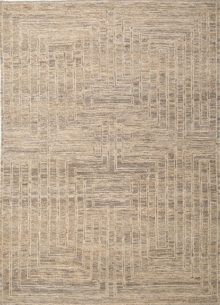 thyme blue jute and hemp hand knotted Rug - HeadShot thyme blue jute and hemp hand knotted Rug - HeadShot