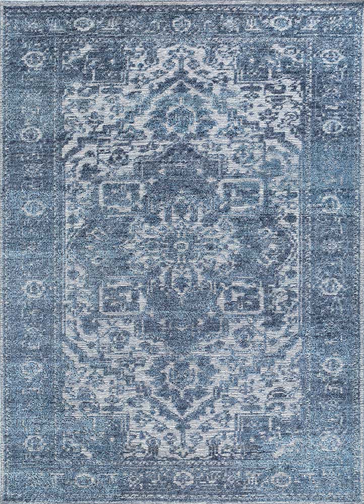 Savana Blue Hand Knotted Wool RugsPkwl4011Jaipur Rugs