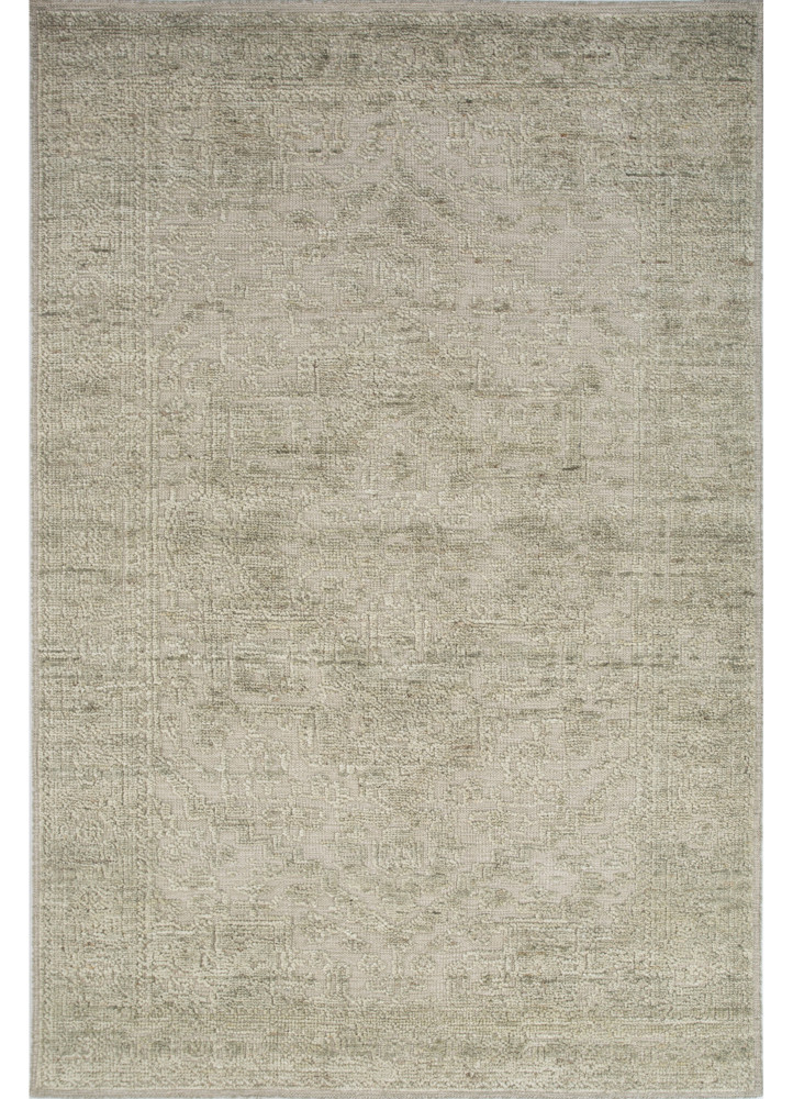 savana blue wool hand knotted Rug