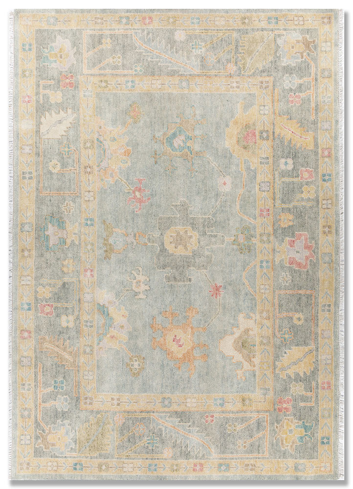 abrash blue wool hand knotted Rug - HeadShot abrash blue wool hand knotted Rug - HeadShot