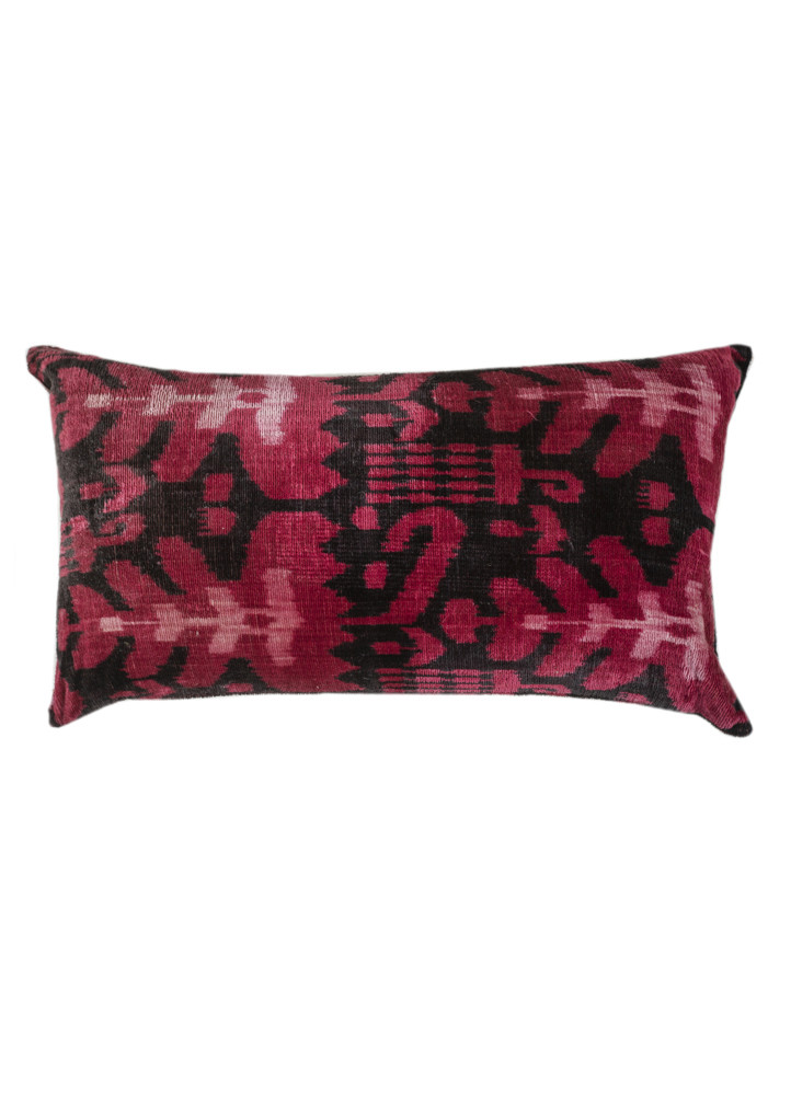 cushion pink and purple wool & cotton Home Textile - HeadShot cushion pink and purple wool & cotton Home Textile - HeadShot