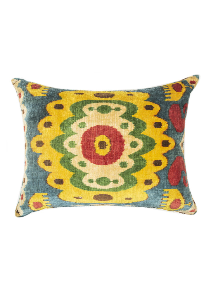 cushion blue wool & cotton Home Textile - HeadShot cushion blue wool & cotton Home Textile - HeadShot