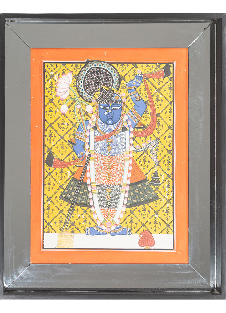 pichwai art gold cotton cloth art work WALL ART & TAPESTRY - HeadShot