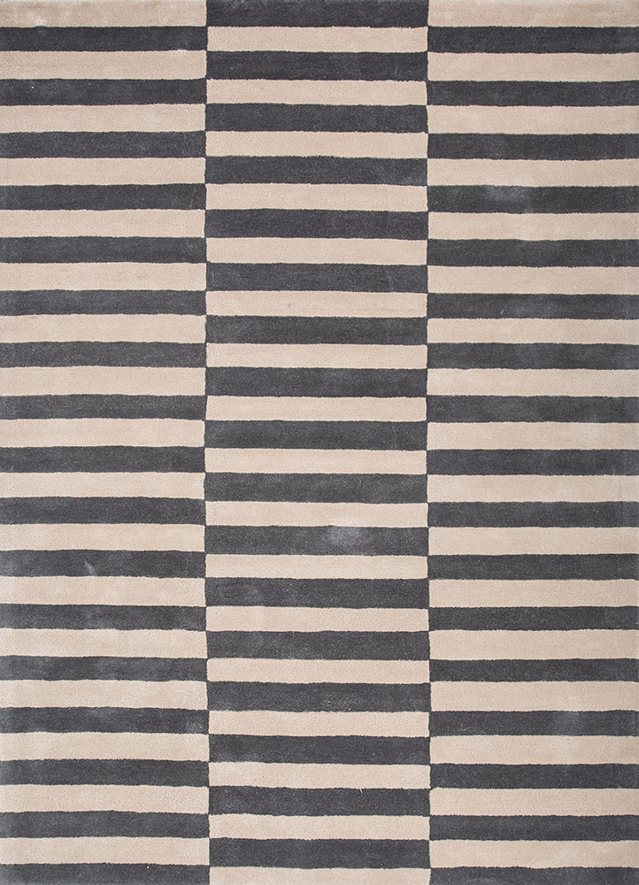 aprezo ivory polyester hand tufted Rug - HeadShot