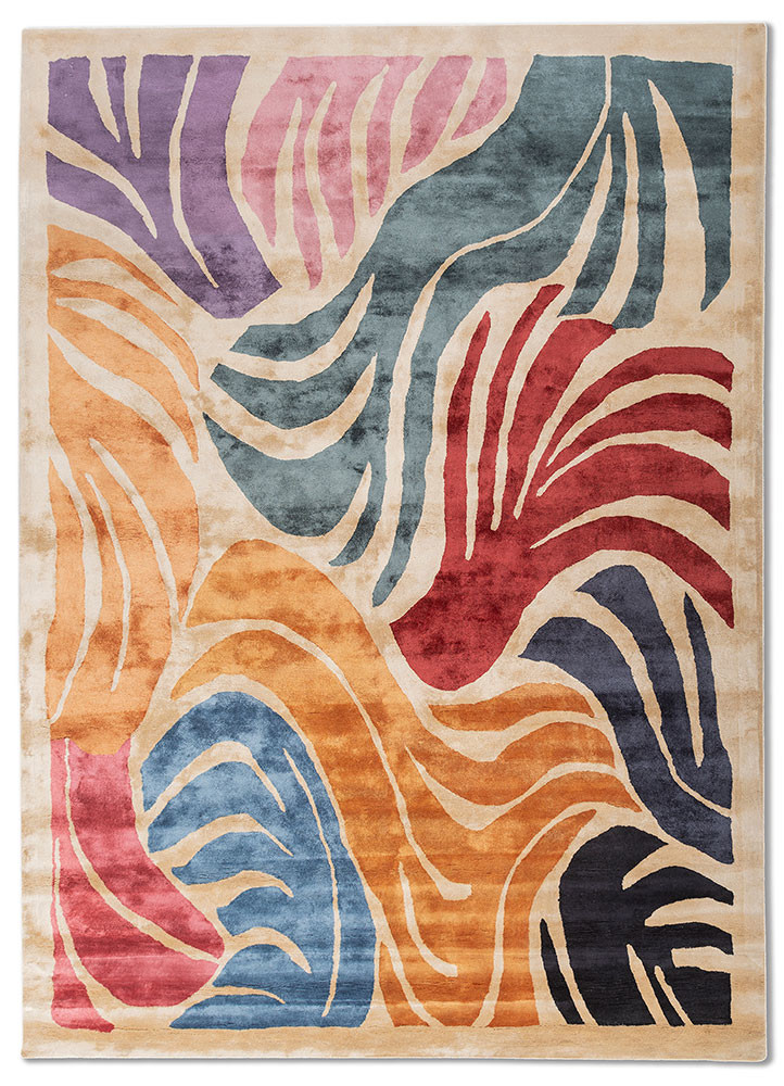 aprezo ivory viscose hand tufted Rug - HeadShot aprezo ivory viscose hand tufted Rug - HeadShot