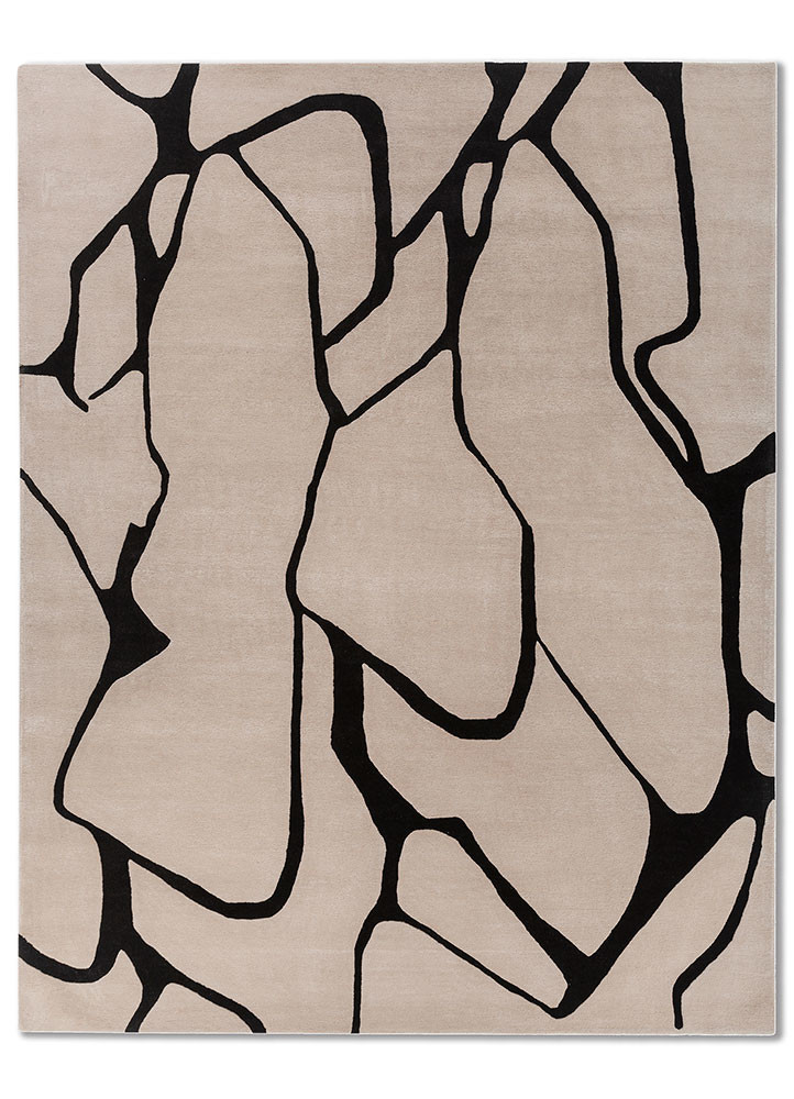 contour ivory wool and bamboo silk hand tufted Rug - HeadShot contour ivory wool and bamboo silk hand tufted Rug - HeadShot