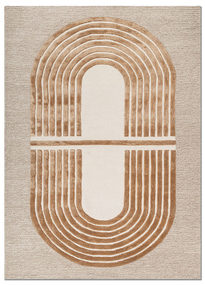 come around red and orange wool and viscose hand tufted Rug - HeadShot come around red and orange wool and viscose hand tufted Rug - HeadShot