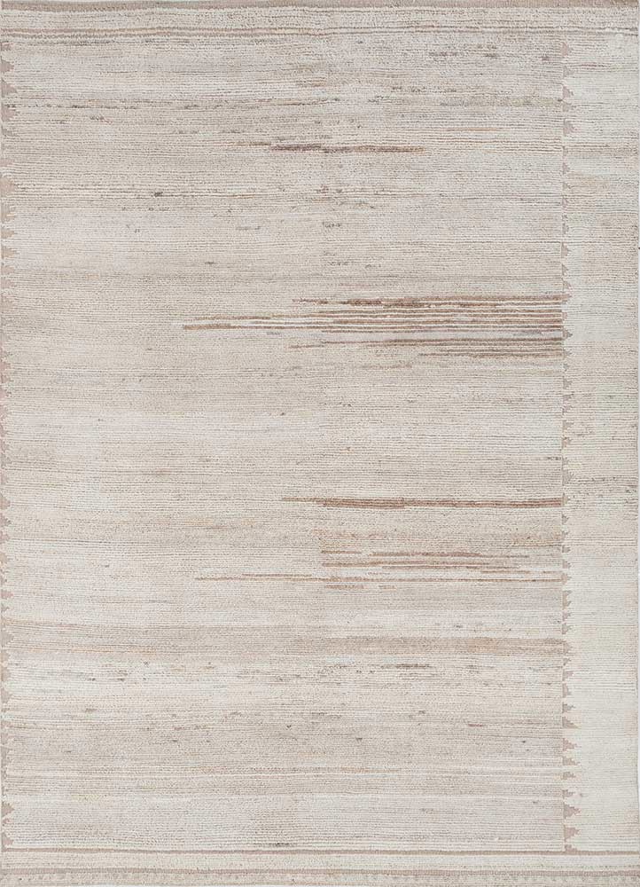 manifest ivory afghan wool hand knotted Rug - HeadShot