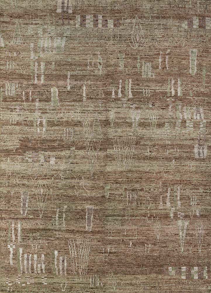 Manifest Green Hand Knotted Wool RugsRe1294Jaipur Rugs USA