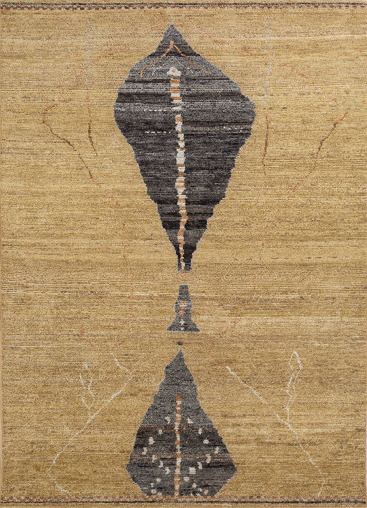 manifest gold afghan wool hand knotted Rug - HeadShot manifest gold afghan wool hand knotted Rug - HeadShot