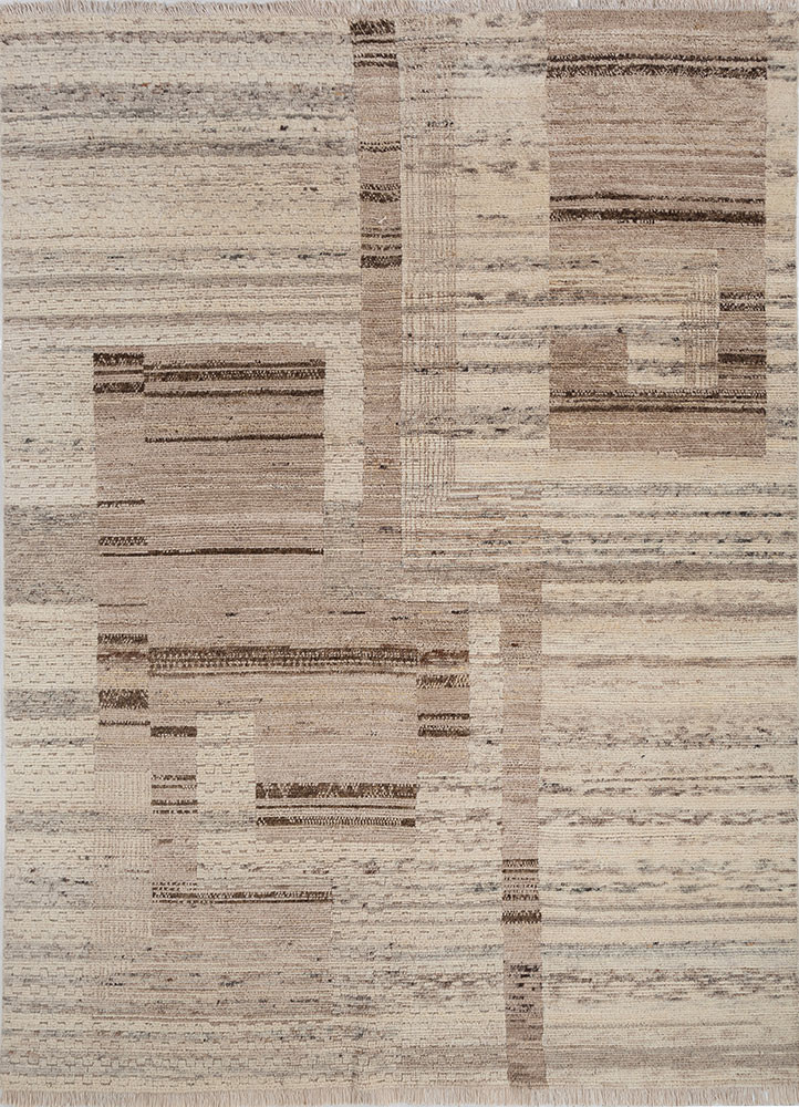 blythe beige and brown afghan wool hand knotted Rug - HeadShot blythe beige and brown afghan wool hand knotted Rug - HeadShot