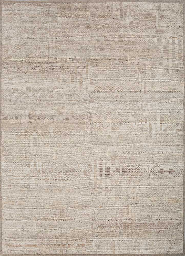 Aprezo Ivory Hand Knotted Wool RugsRe1501Jaipur Rugs