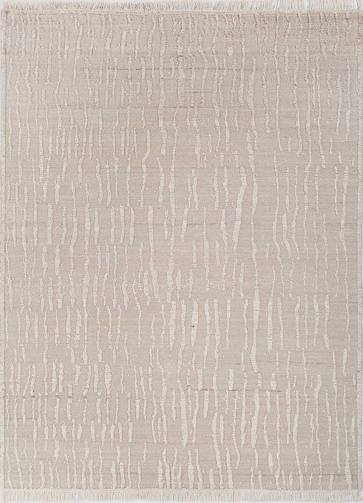 manifest ivory afghan wool hand knotted Rug - HeadShot