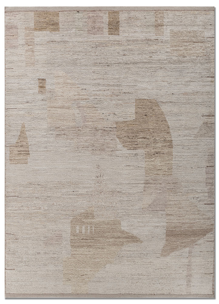  gold wool hand knotted Rug