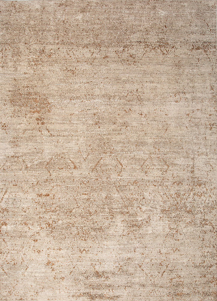 manifest ivory wool hand knotted Rug - HeadShot