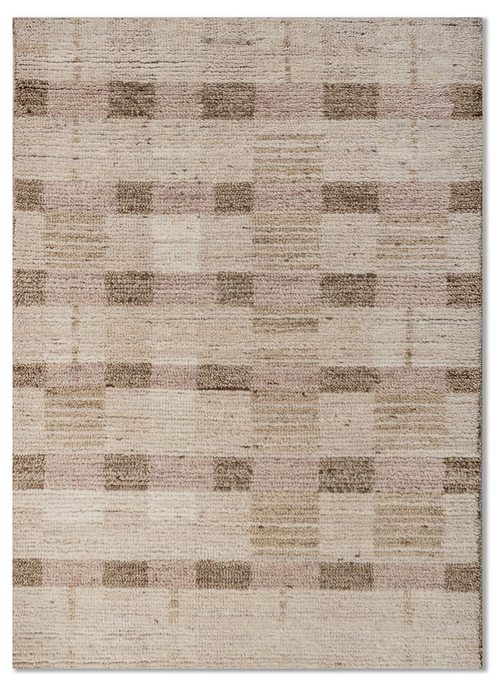  pink and purple wool hand knotted Rug