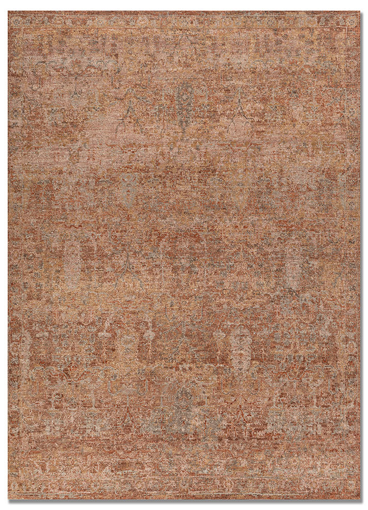 erbe beige and brown wool hand knotted Rug - HeadShot erbe beige and brown wool hand knotted Rug - HeadShot