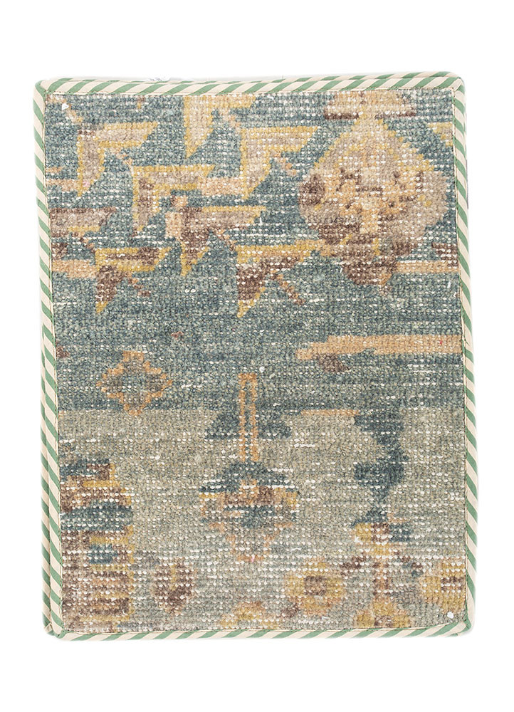table mats blue wool hand knotted Accessorie - HeadShot table mats blue wool hand knotted Accessorie - HeadShot
