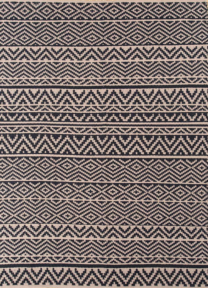 abrash grey and black wool flat weaves Rug - HeadShot abrash grey and black wool flat weaves Rug - HeadShot
